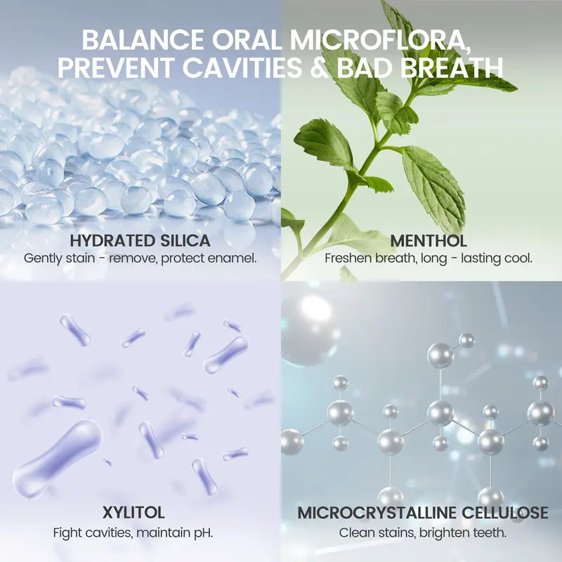 New 7-Pro Intensive Toothpaste | Upgraded Purple Formula with 7 Probiotics | Deep Enamel Repair & Long-Lasting Freshness