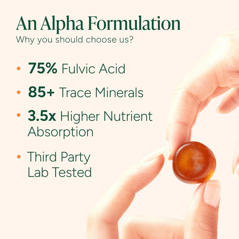 100% Effective 10-1 Alpha gummies With Himalayan Shilajit | KSM 66 Ashwagandha | Maca Root| Tongat Ali | No Added Sugar | Individually Wrapped Edible Supplement