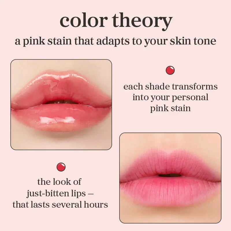 Nooni Korean Apple Lip Tint Stain Glossy Lip Stain, Tinting & Long Lasting, Moisturizing Lip Care, Hydrate Lipgloss, Travel-Friendly, Smooth Oil Moisture, All Skin Types Travelfriendly Smoothing