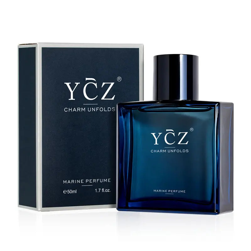 Midnight Marine Eau De Parfum 50ml Unisex | Aromatic Aquatic Ocean Fresh Woody Perfume with Bergamot Coconut Amber | Long Lasting Luxury Arabian Fragrance for Men Women | Premium Gift