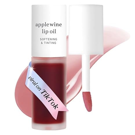 Nooni Korean Apple Lip Tint Stain Glossy Lip Stain, Tinting & Long Lasting, Moisturizing Lip Care, Hydrate Lipgloss, Travel-Friendly, Smooth Oil Moisture, All Skin Types Travelfriendly Smoothing