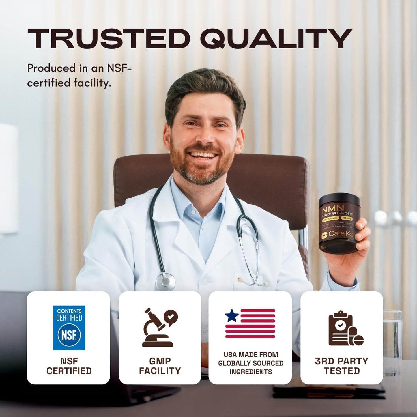 4-in-1 NMN Advanced Complex – NAD+ Booster with Resveratrol, Quercetin & TMG-XDX-FB