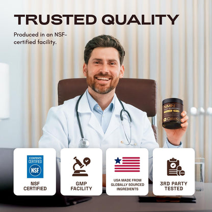 4-in-1 NMN Advanced Complex – NAD+ Booster with Resveratrol, Quercetin & TMG-XDX-FB