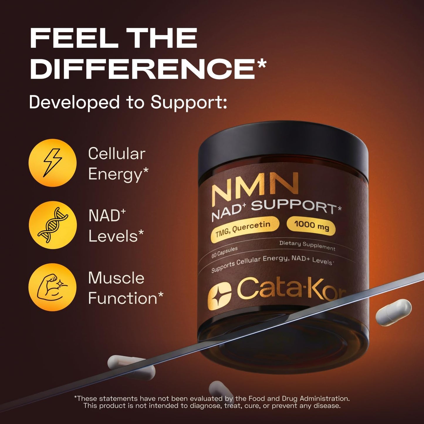 4-in-1 NMN Advanced Complex – NAD+ Booster with Resveratrol, Quercetin & TMG-XDX-FB