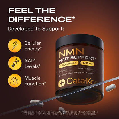 4-in-1 NMN Advanced Complex – NAD+ Booster with Resveratrol, Quercetin & TMG-XDX-FB