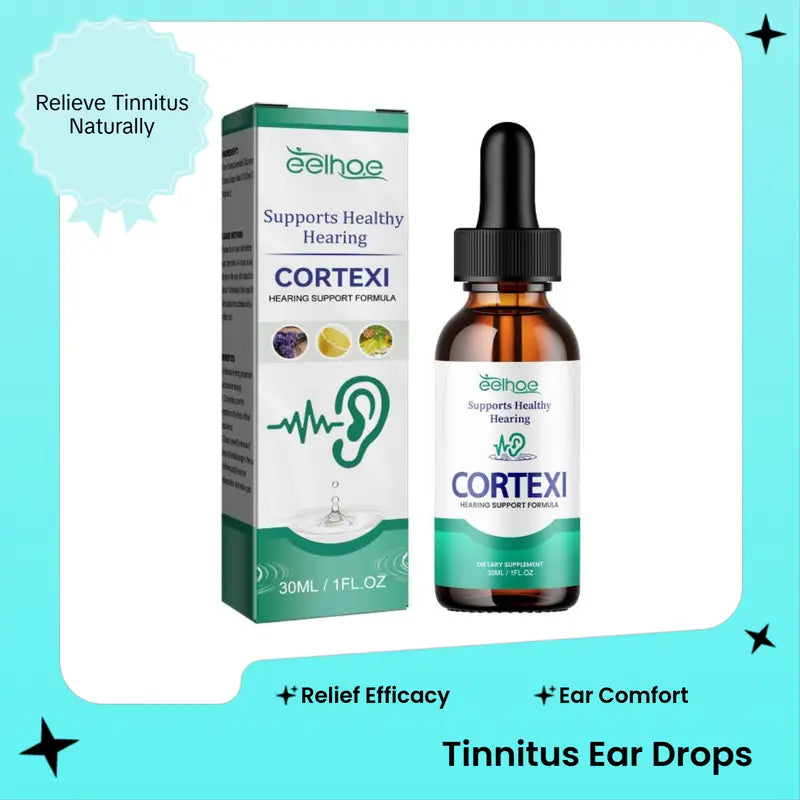 Tinnitus Ear Drops Clean Earwax Relieve Tinnitus Ear Back Ear Discomfort Ear Drops Ear Hygiene Ear Care Relief Formulas