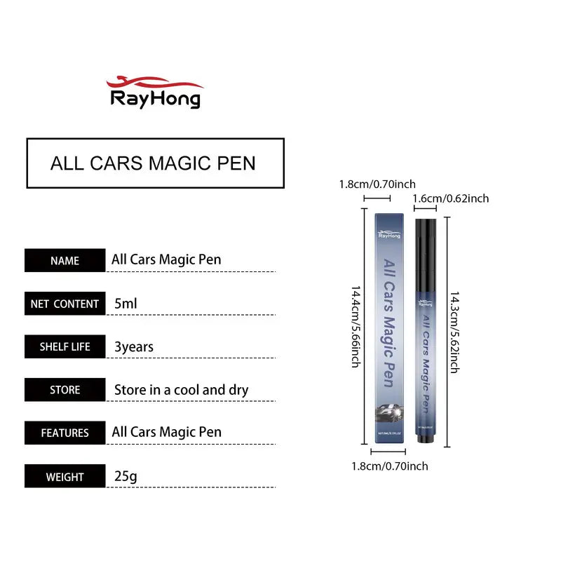 Magic Car Scratch Removal Pen – Easy DIY Auto Paint Touch-Up, Quick Scratch Repair & Gloss Restoration | Portable Car Care Essential for All Vehicles | Instantly Restore Finish in Minutes | 2026 Must-Have Auto Beauty Tool