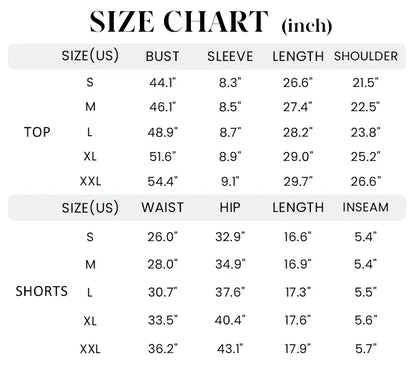 Crewneck Two-Piece Set For Women Summer Casual Oversized Split Hem Shirts & Side Pocket Biker Shorts Minimalist Lounge Wear Soft Viscose Fabric Comfy Homewear Cozy Pjs