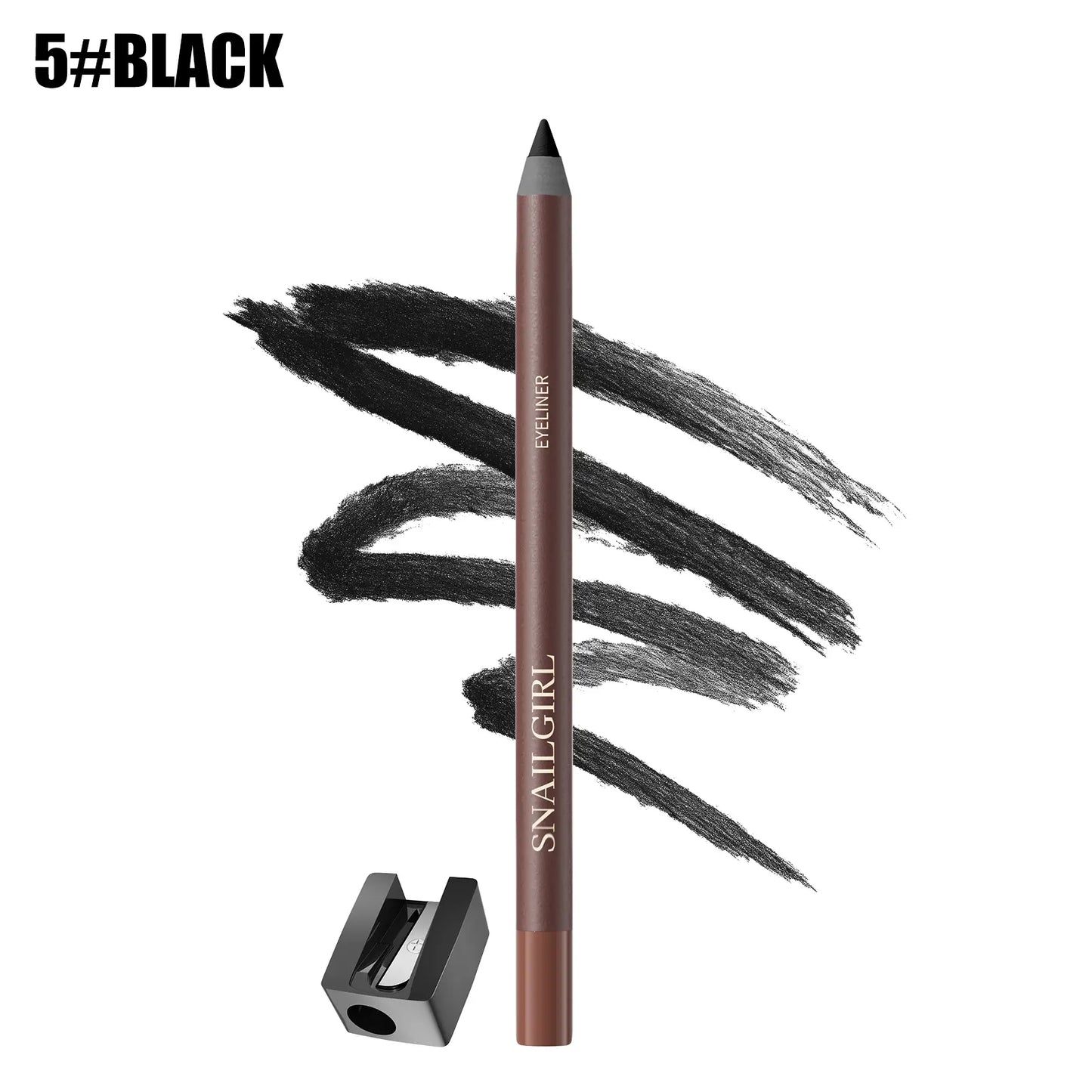 24HR Waterproof Eyeliner Pencil, Smudge-Proof Long-Lasting Eye Liner, Smooth Creamy Formula, Easy Apply Eye Makeup for Daily Wear & Party Looks.