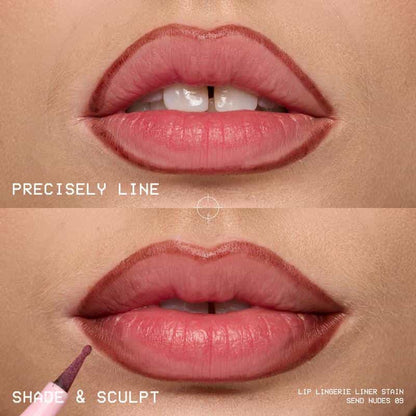 Lip Lingerie Sculpting Lip Liner Stain - Lightweight, Transfer-Proof, Waterproof, NYX Professional Makeup