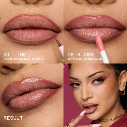 Lip Lingerie Sculpting Lip Liner Stain - Lightweight, Transfer-Proof, Waterproof, NYX Professional Makeup