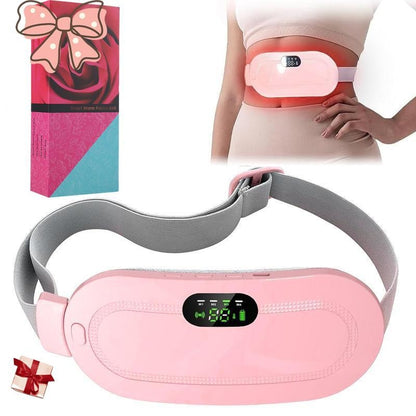 Menstrual Heating Pad Smart Uterus Warmer Belt, Cordless Heating Pad, Electric Waist Belt, Waist-Vibrating Abdominal Massager #TOP PICKS
