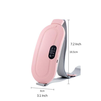 Menstrual Heating Pad Smart Uterus Warmer Belt, Cordless Heating Pad, Electric Waist Belt, Waist-Vibrating Abdominal Massager #TOP PICKS