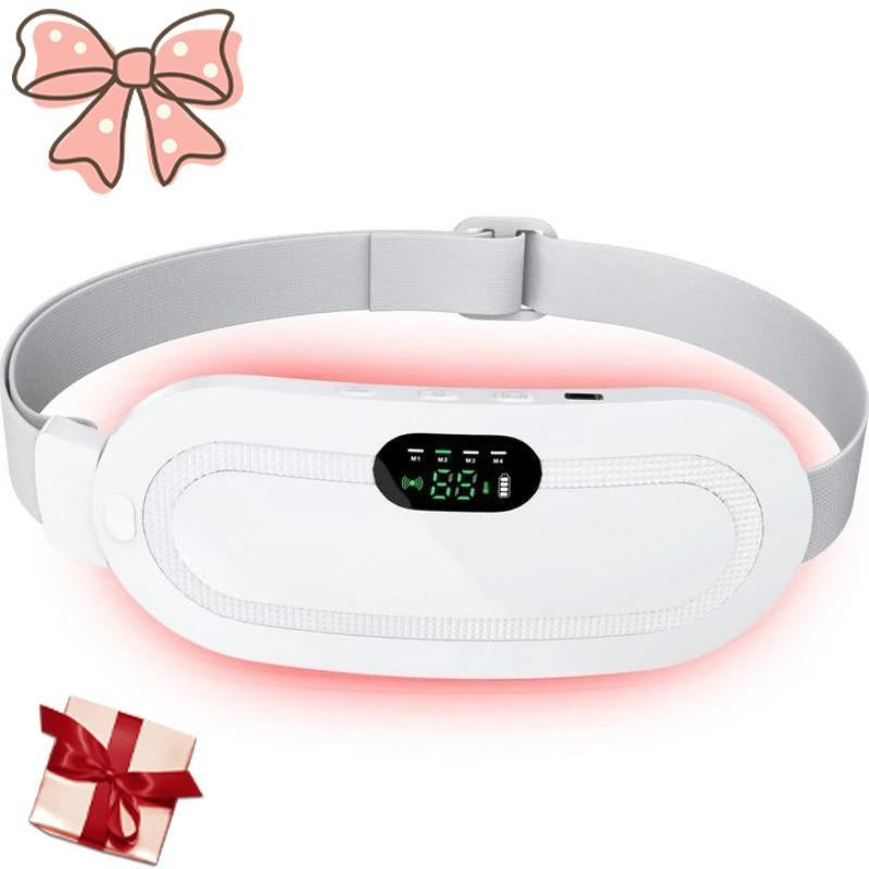 Menstrual Heating Pad Smart Uterus Warmer Belt, Cordless Heating Pad, Electric Waist Belt, Waist-Vibrating Abdominal Massager #TOP PICKS