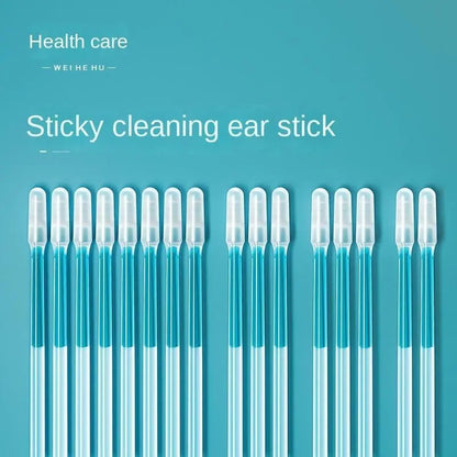 Sticky Ear Cleaner Tool Stick Earwax Remover Sticks for Effective Ear Cleaning and Debris Removal Portable Gentle， Reusable Ear Wax Removal，Suitable for dry ears