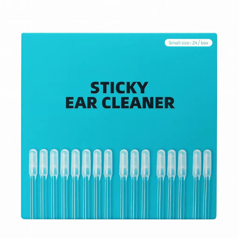 Sticky Ear Cleaner Tool Stick Earwax Remover Sticks for Effective Ear Cleaning and Debris Removal Portable Gentle， Reusable Ear Wax Removal，Suitable for dry ears