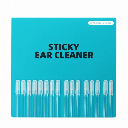 Sticky Ear Cleaner Tool Stick Earwax Remover Sticks for Effective Ear Cleaning and Debris Removal Portable Gentle， Reusable Ear Wax Removal，Suitable for dry ears